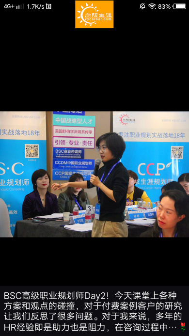 BSC職業(yè)規(guī)劃咨詢導師培訓交流